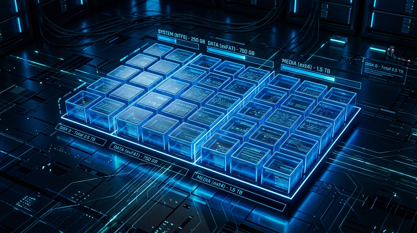 Partycjonowanie dysku twardego HDD i SSD